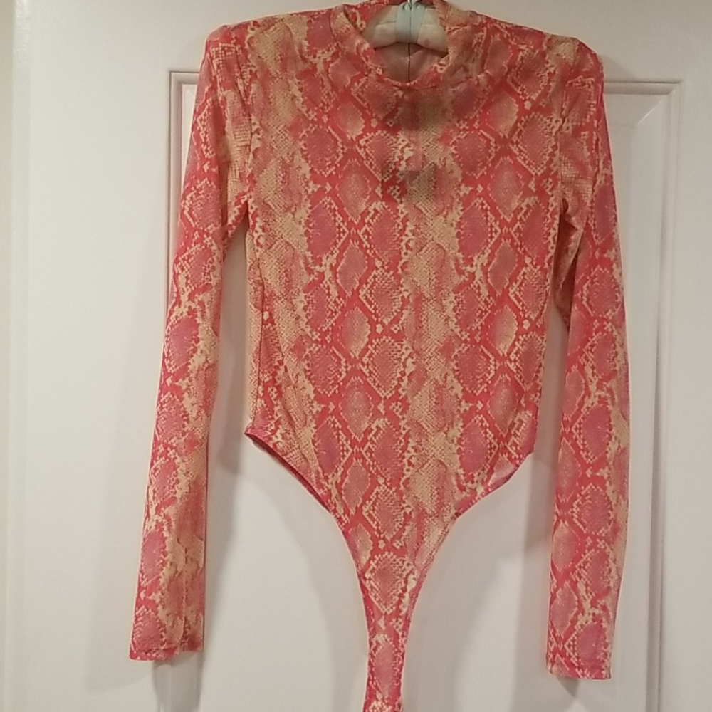 Snake skin body suit